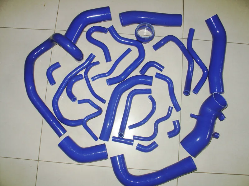 NEW 27PCS Silicone Intercooler Turbo Hose For Toyota Supra MK3 A70 Series MA70 7M-GT/7MGTE turbo 3.0L Radiator Intake Inlet Pipe |
