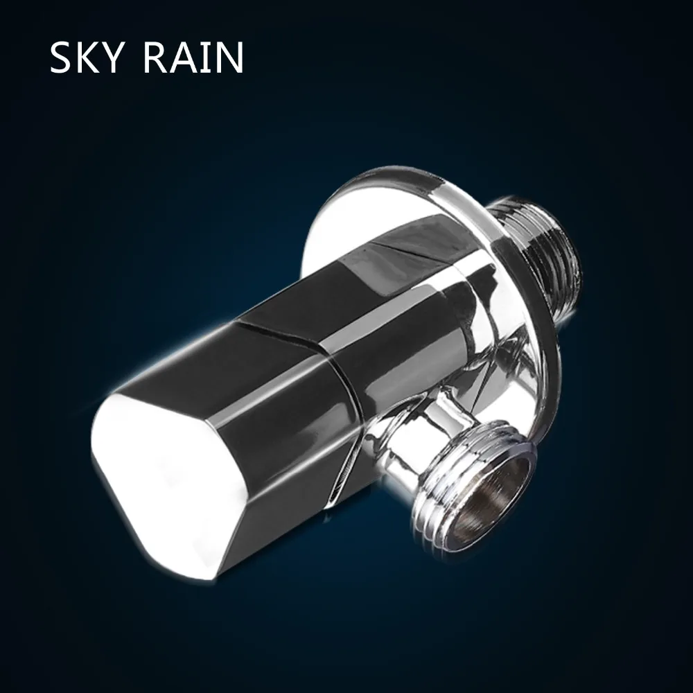 SKY RAIN аксессуары для ванной комнаты латунный угловой клапан хромированный