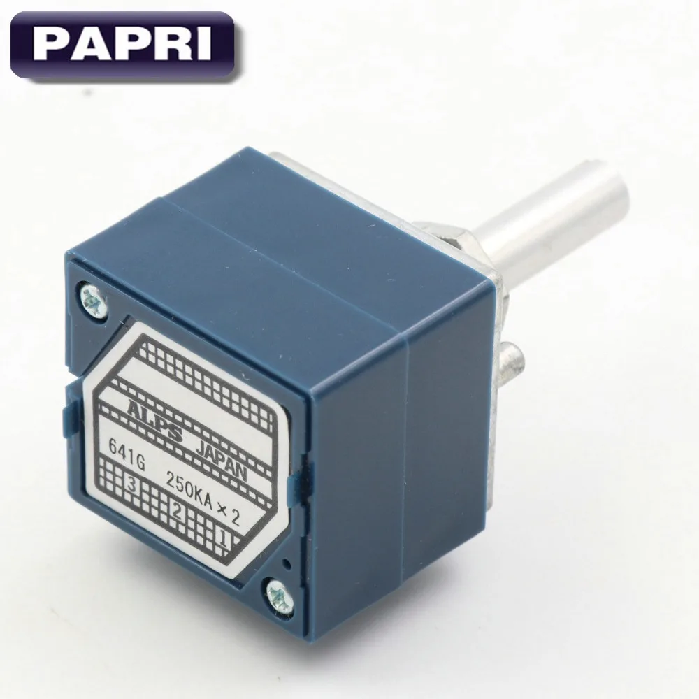 PAPRI Япония ALPS RK27 2*250K регулятор громкости потенциометр круглый вал 6 мм стерео