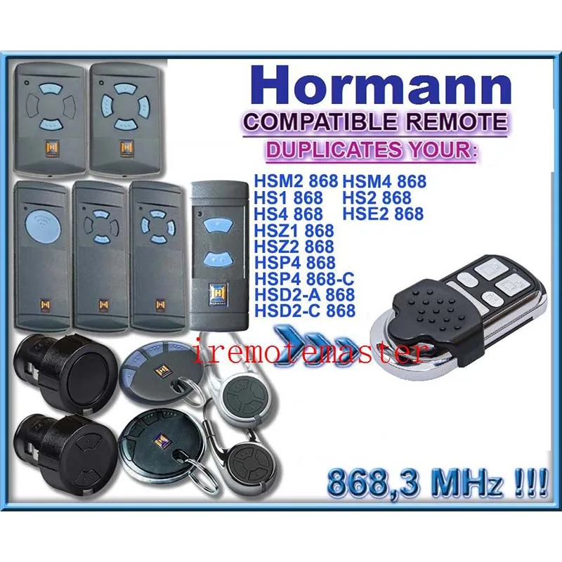 2 шт. Hormann hsz2 hsp4 hsd2 A c 868 МГц Замена дистанционный пульт бесплатная доставка|Пульты ДУ| |
