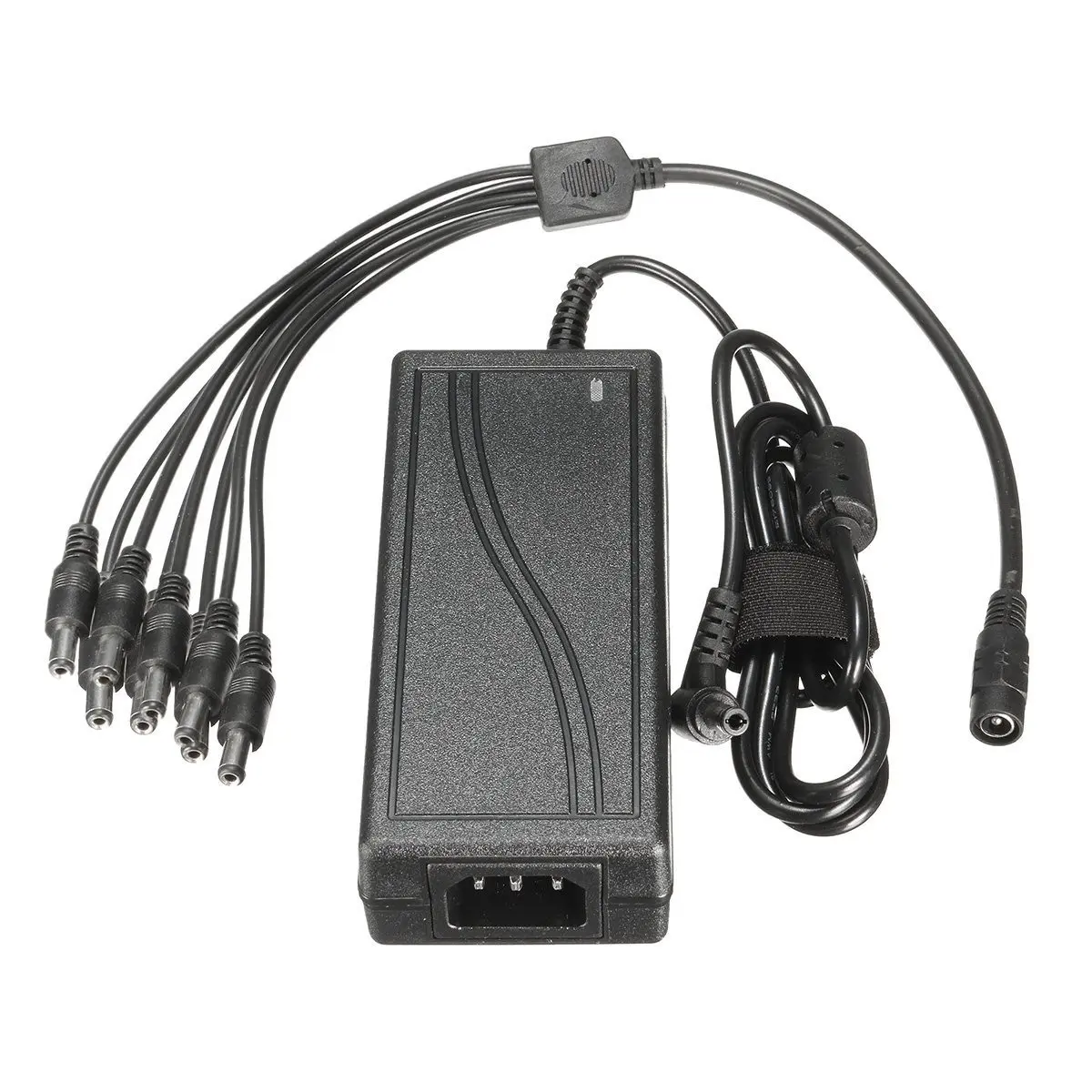 DC 12V 5A монитор Мощность адаптер Питание + 8 способ разветвитель кабеля для