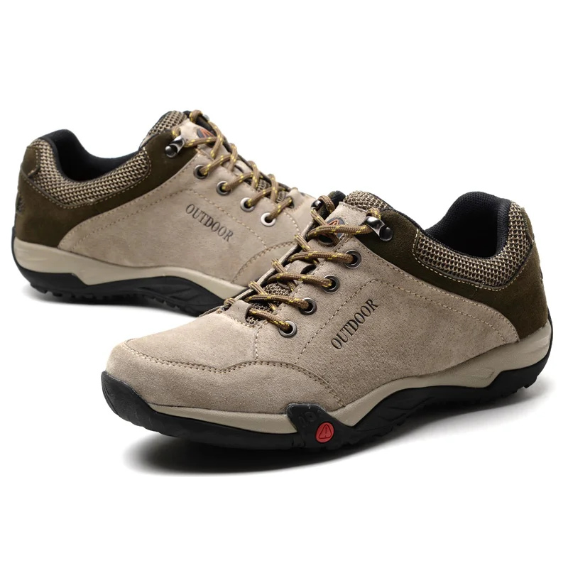 Mens outdoor working shoes genuine leather casual footwear Outdoor puncture proof Breathable Classic Sneaker | Обувь
