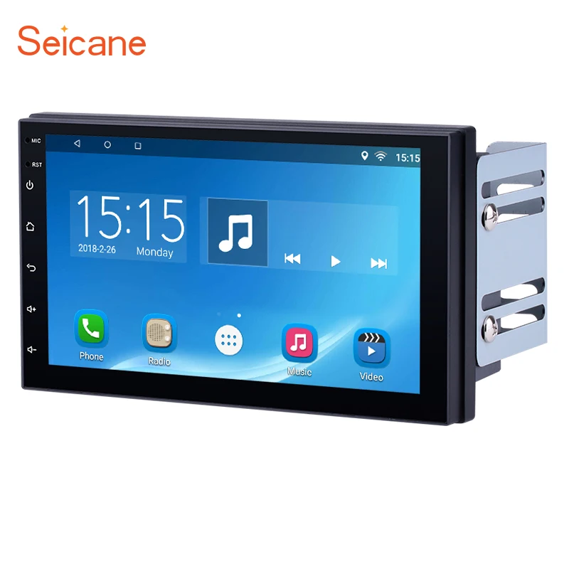 Seicane Android 6 0 двойной Din универсальный автомобильный стерео с четырехъядерным