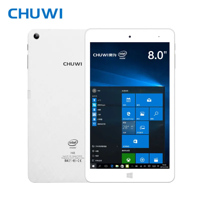 Chuwi Hi8 Pro Двойной OS Tablet PC Windows 10 Android 5.1 Intel Atom X5 Z8350 Quad Core 2 ГБ Оперативная память 32