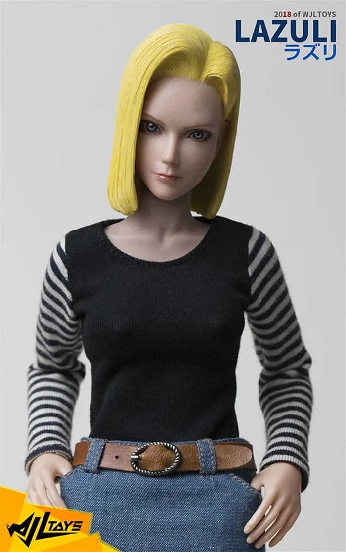 1/6 Dragon ball Android 18 лазурит фигурка Косплей Аниме подвижные швы 12 дюймов фигурка куклы коллекции