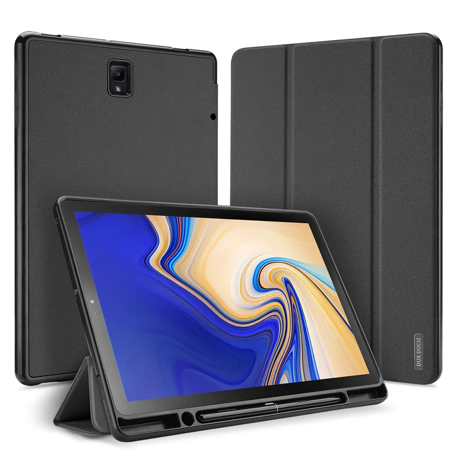 Для Samsung Galaxy Tab S4 10 5 inchHolster случае Роскошные DUX DUXCIS флип чехол кожаный бумажник