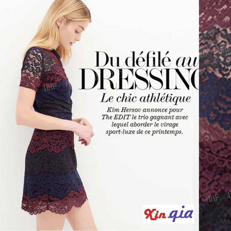 2 ярдов многоцветный импорт высокого качества тяжелый 3D стрейч автомобиль кости