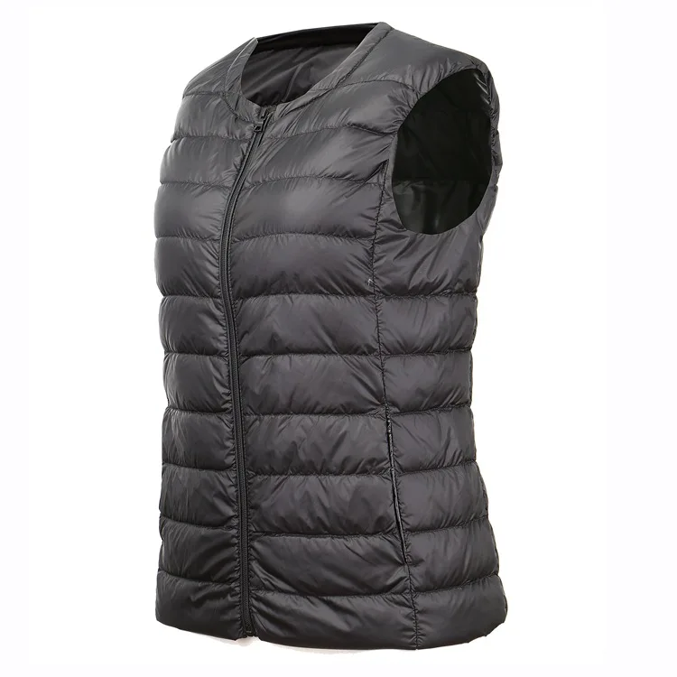 Бренд NewBang, 4XL, 5XL, большой размер, жилет, Женский Теплый жилет, ультра-светильник, жилет для женщин, портативный, без рукавов, зимний, теплый, с подкладкой