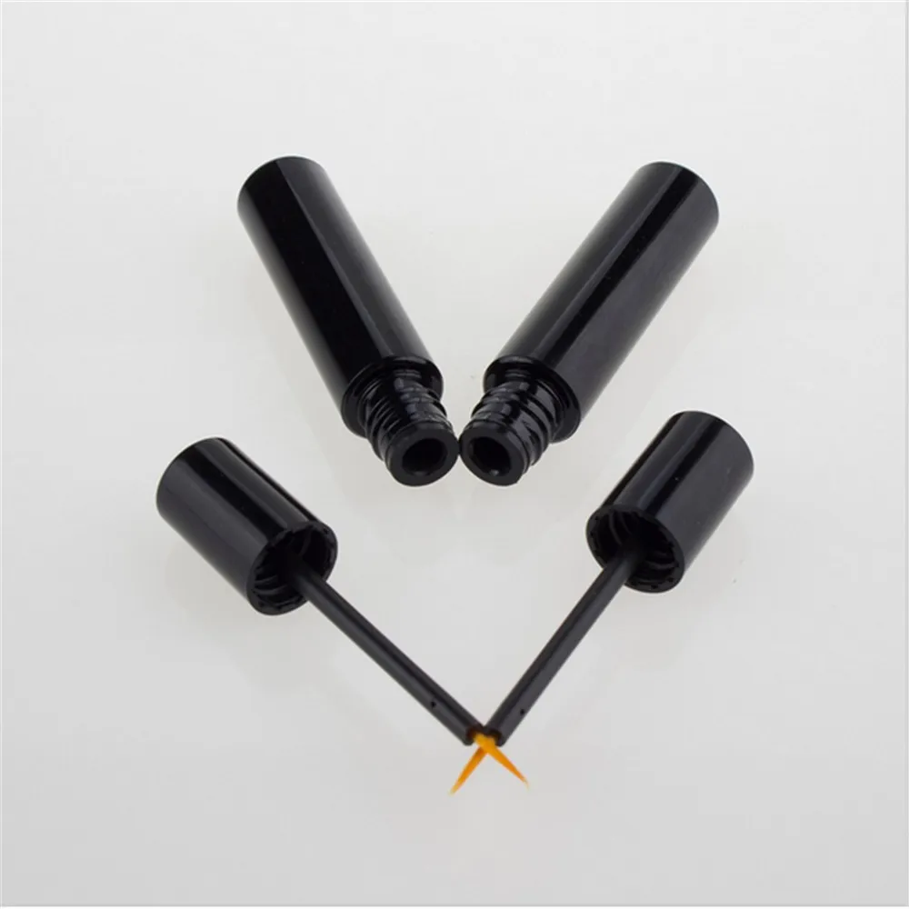 Пустая Черная Подводка для глаз 10 шт. 4 мл емкость с кисточкой пустая жидкая