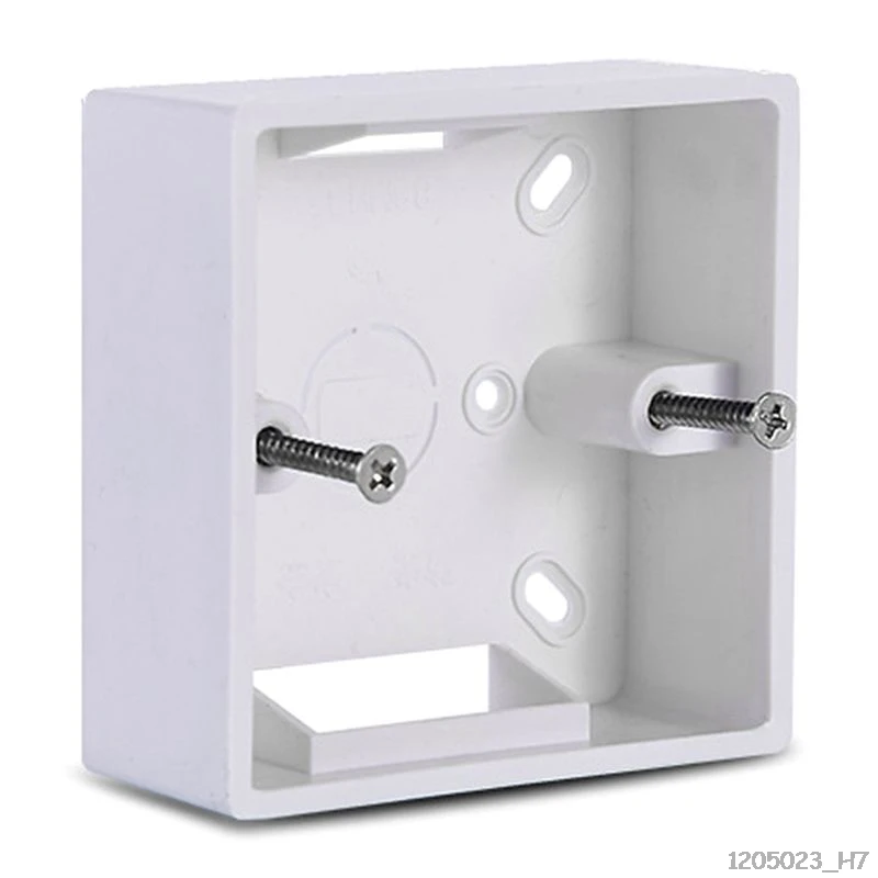 

86X86 PVC Thickening Junction Box Wall Mount Cassette For Switch Socket Base Switch Bottom Box Electrical Box Accessories