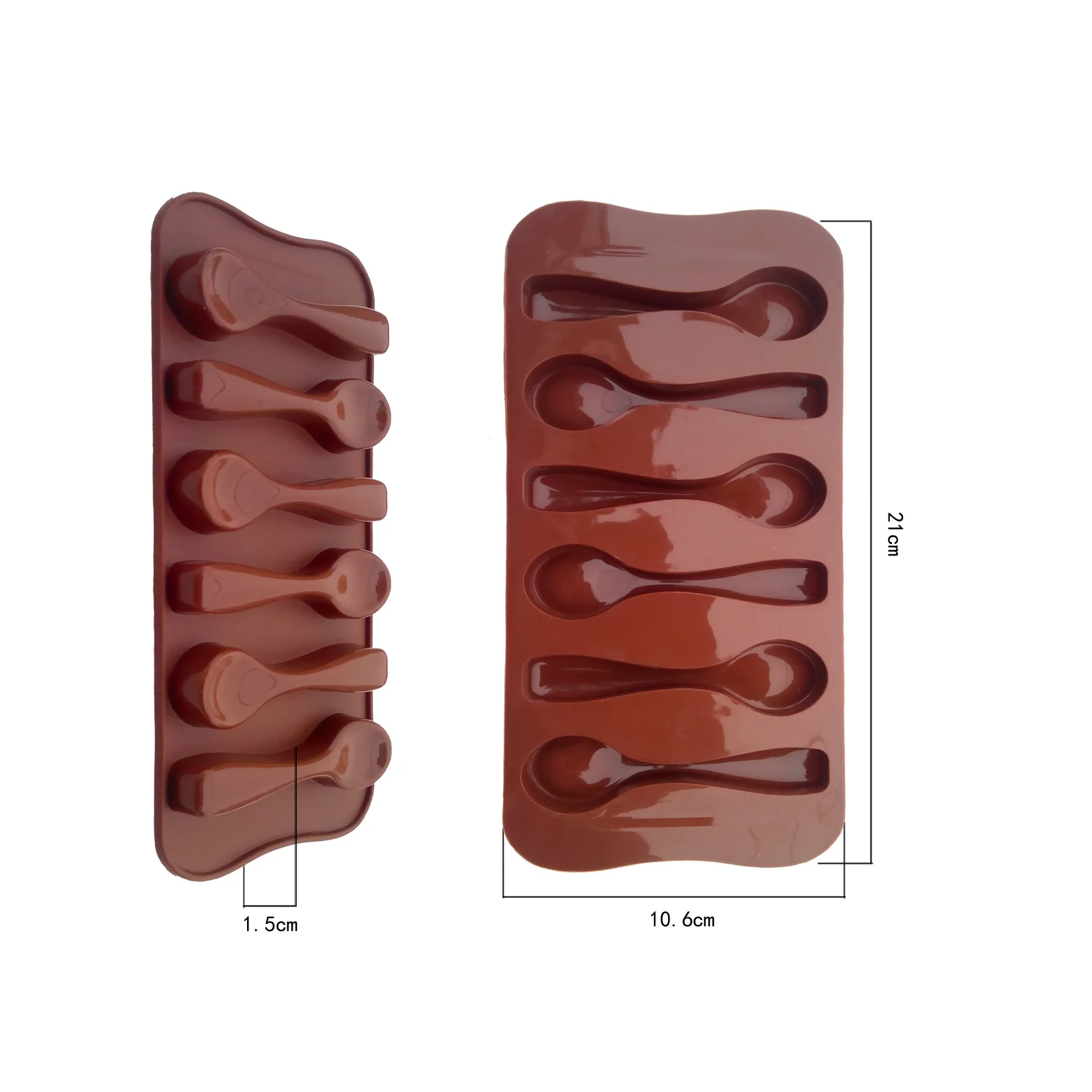 Ложки в форме шоколада силиконовая форма для льда D504|chocolate mold|silicone chocolate moldmolde silicone