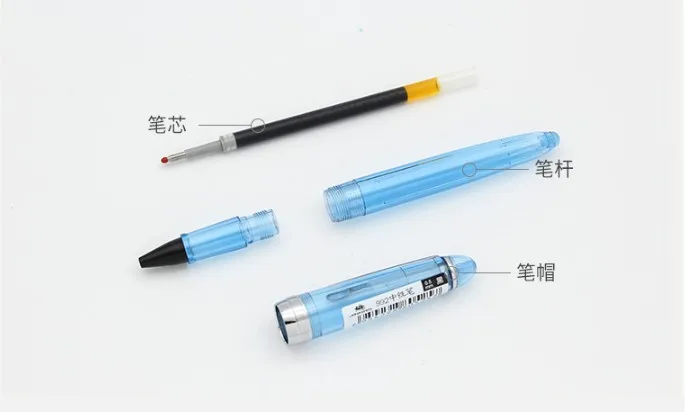 1 шт./лот Jinhao прозрачная гелевая ручка серебристая клипса хорошее качество 0 5 мм