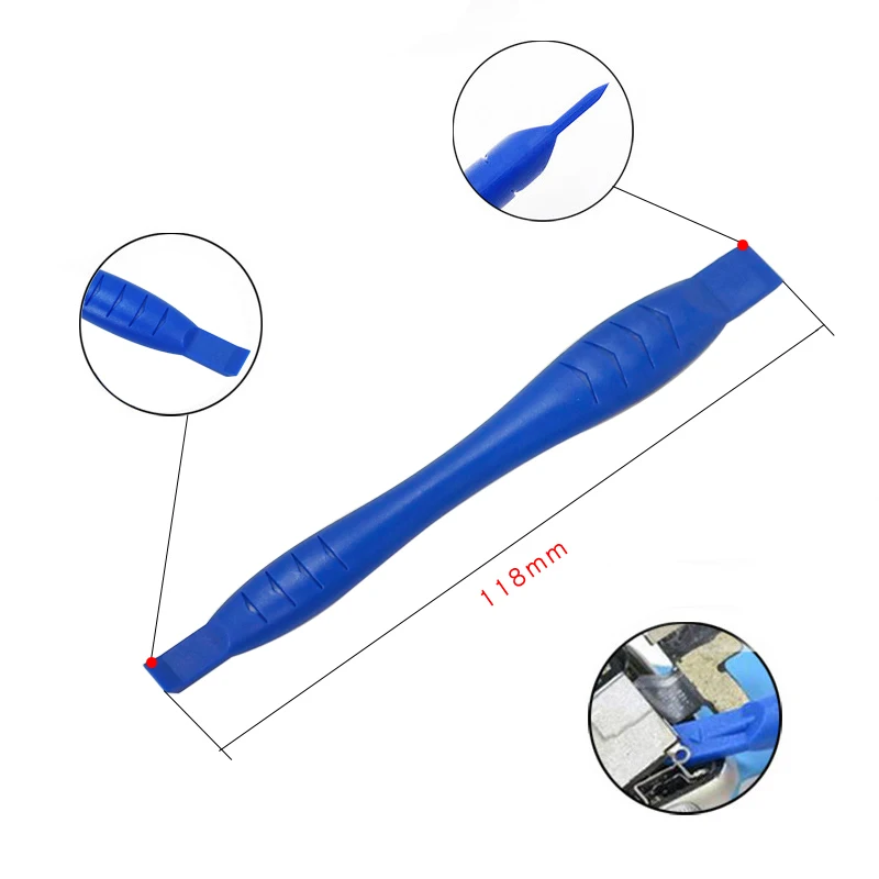 Универсальный Металлический Набор Spudger с двойным наконечником 9 шт. пластиковый