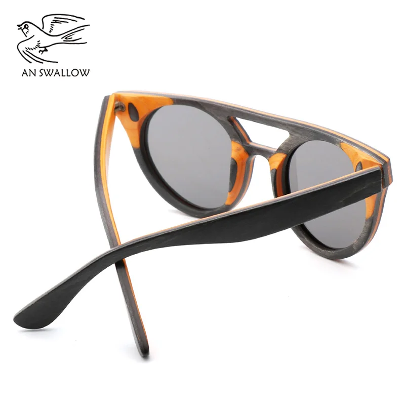 Деревянные солнцезащитные очки для скейтборда мужские gafas de sol de los hombres Солнцезащитные очки женские очки Полароид de sol feminino