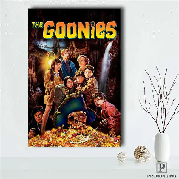Canvas Poster Canvas Poster Silk Fabric The Goonies Home Decor Classic Fashion Movie Style Custom Poster Print#190114#06 - Цвет: Canvas Poster