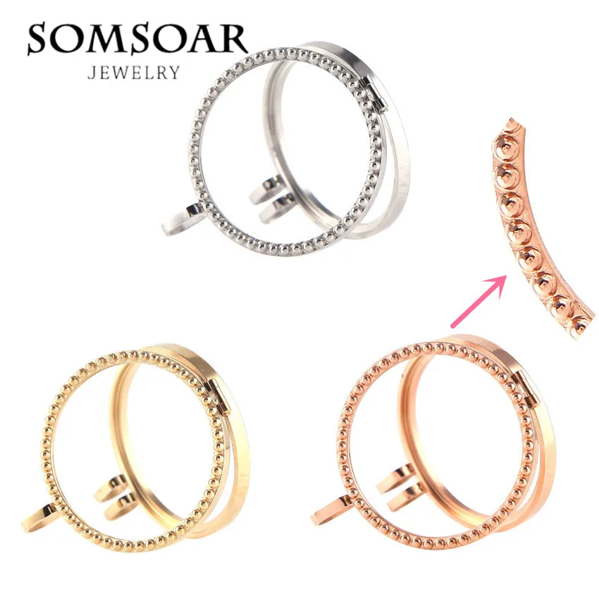 

"PRESELL PRODUCT" 2017 Newest Thin Coin Holder Bead Stainless Steel My Coin Frame Pendant fit 33mm Coin Disc
