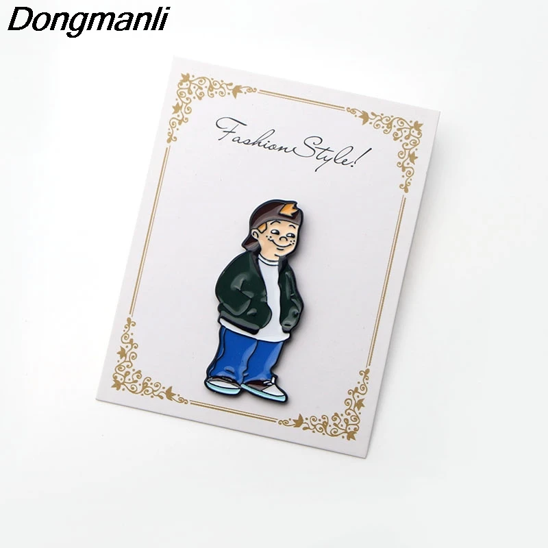 P2722 Dongmanli эмалированные шпильки и броши для женщин и мужчин Нагрудный значок для рюкзака