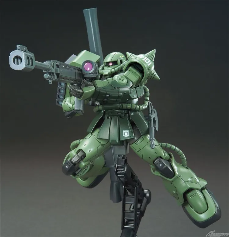 Bandai Gundam 1/144 HG ZAKU II тип C-6/R6 мобильный костюм собрать модель наборы фигурки Детские игрушки