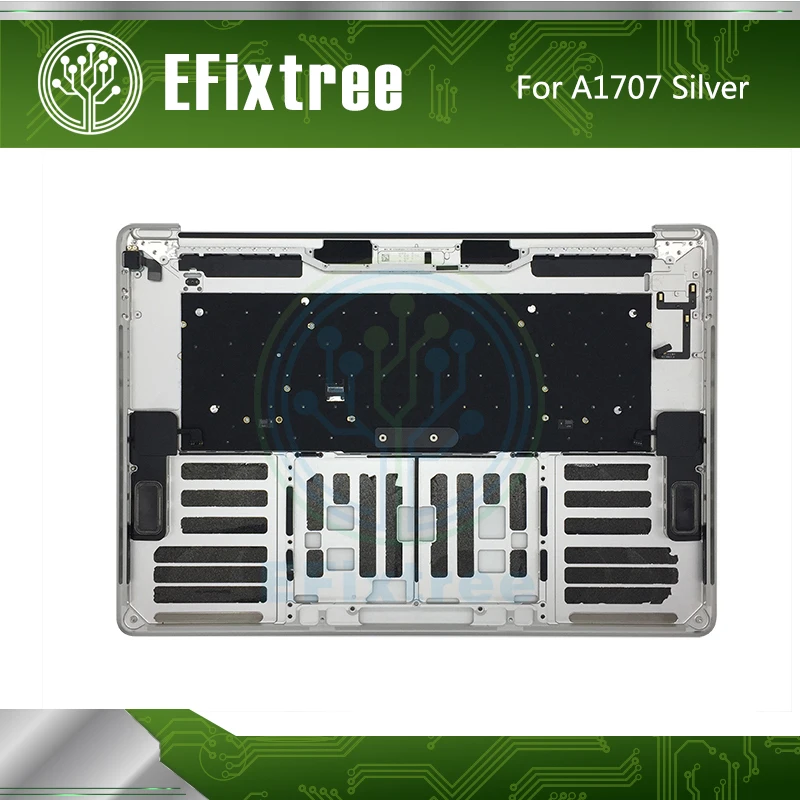Murah A1707 Topcase C Case Top Case Dengan Keyboard Jerman Tata Letak Untuk MacBook Pro 15 Inci A1707 Topcase Perak EMC 3162 3072