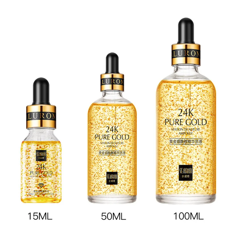 NEW Primer Makeup 24K Gold Elixir Essence Oil Control Face Moisturizer Whitening Base Make Up Pore Minimizer Skin Serum | Красота и