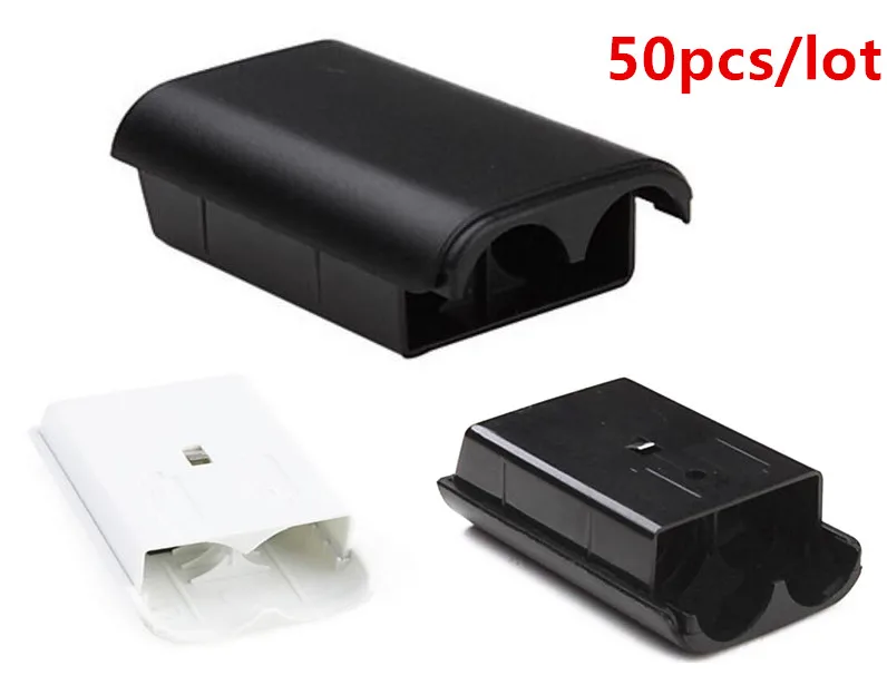 

50PCS AA Battery compartment Pack Cover Shell Shield Holder Case Kit for Xbox 360 Wireless Controller Replacement Parts Repair