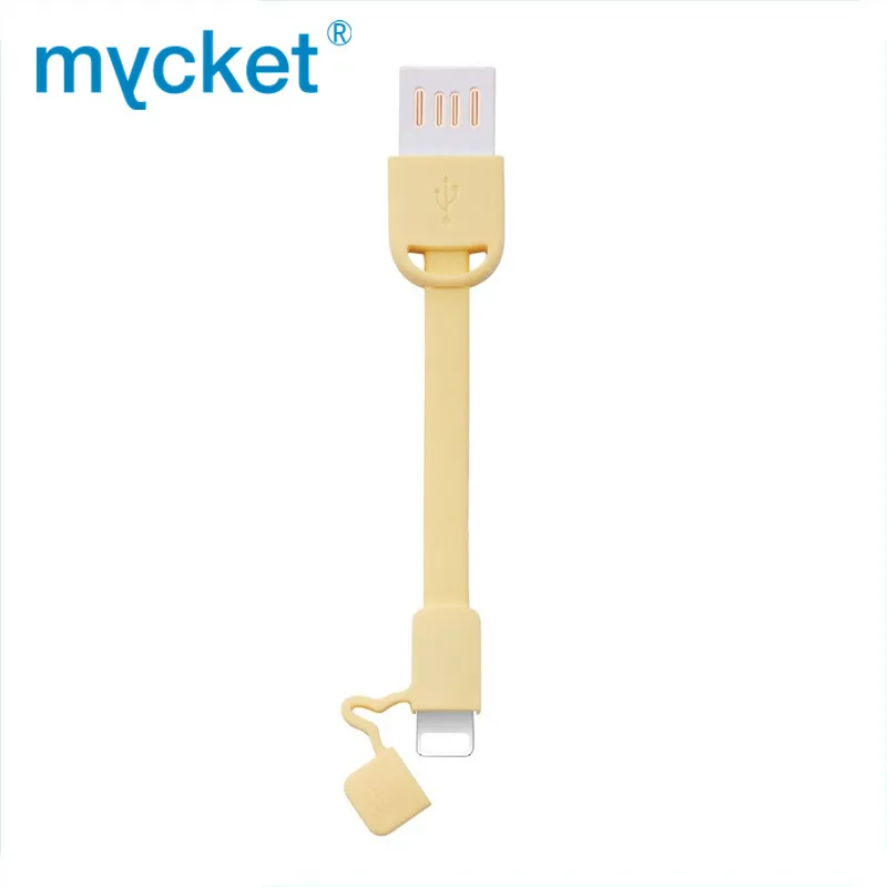 Myket мини брелок 3A USB кабель для быстрой зарядки и синхронизации данных для IPhone X 8 6 7 6s plus 5 iPad кабель для мобильного телефона