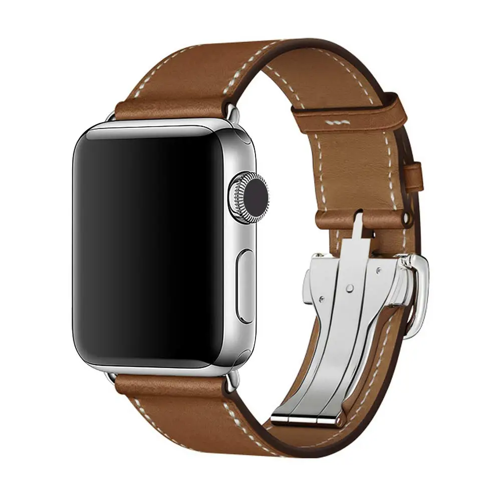 Кожаный ремешок для Apple watch band 44 мм 40 iWatch 42 38 браслет с пряжкой apple serie 3 4 5 se 6 |