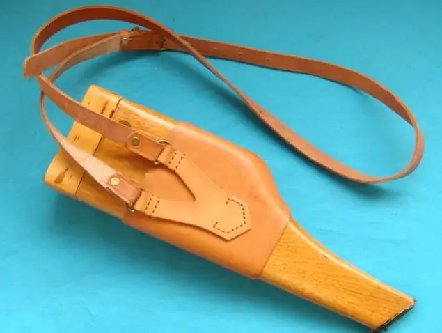 WW2 НЕМЕЦКИЙ МАУЗЕР метла кожаный и деревянный кобура|leather leather|holster leatherleather holster |