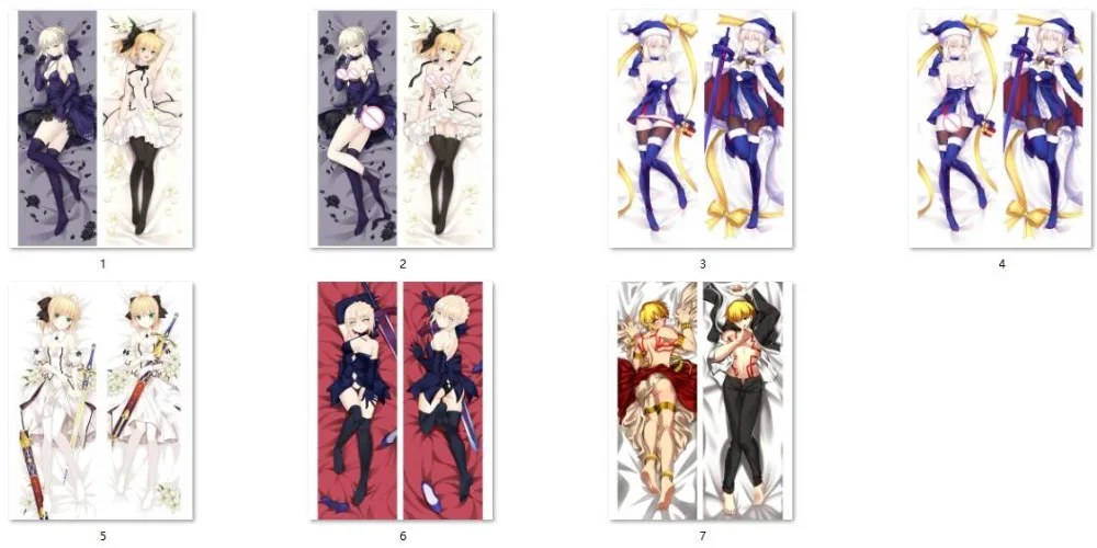 Наволочка для подушки с персонажами из аниме fate/grand order|body pillowcase|pillow coverbody pillow