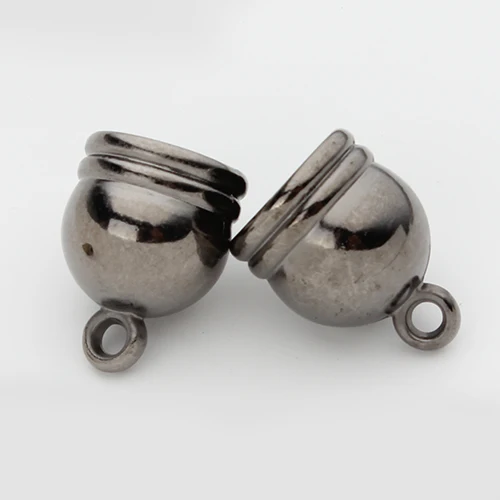 Обжимные Концевики для бижутерии бусины золотого серебряного бронзового цветов