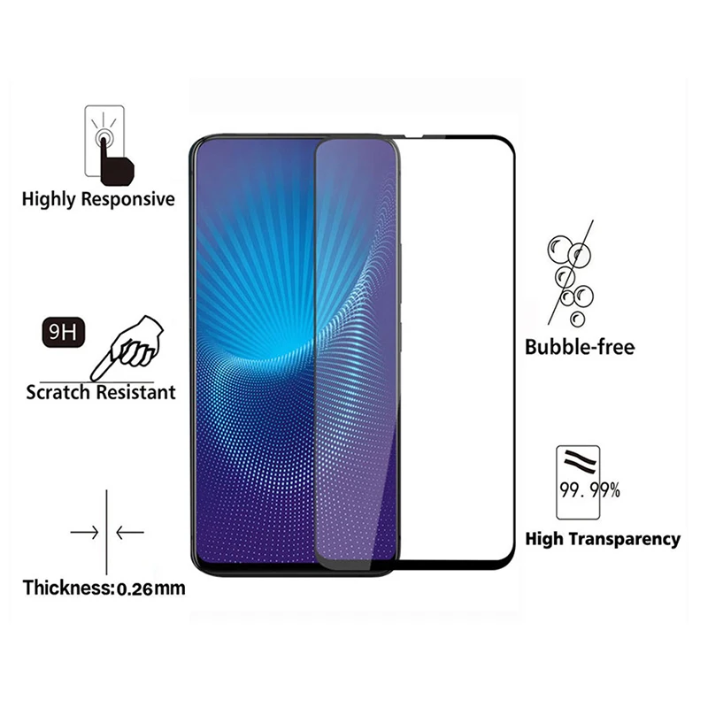 BUYFUN закаленное стекло для VIVO NEX S NEXS Чехол мобильного телефона протектор экрана 9 H