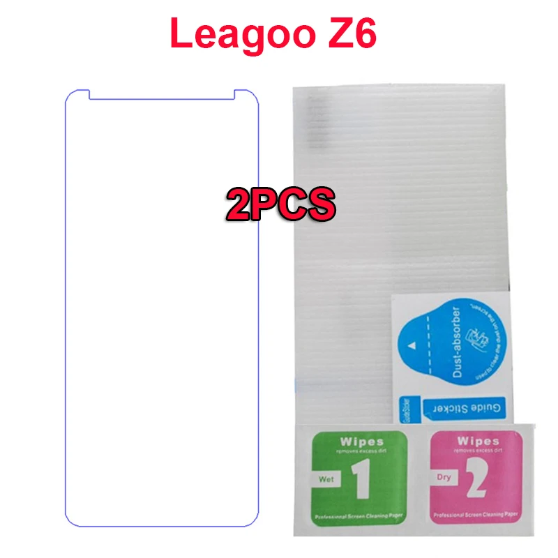 2 шт. взрывозащищенное Закаленное стекло для Leagoo Z6 4 97 дюймов Arc Edge Премиум экран