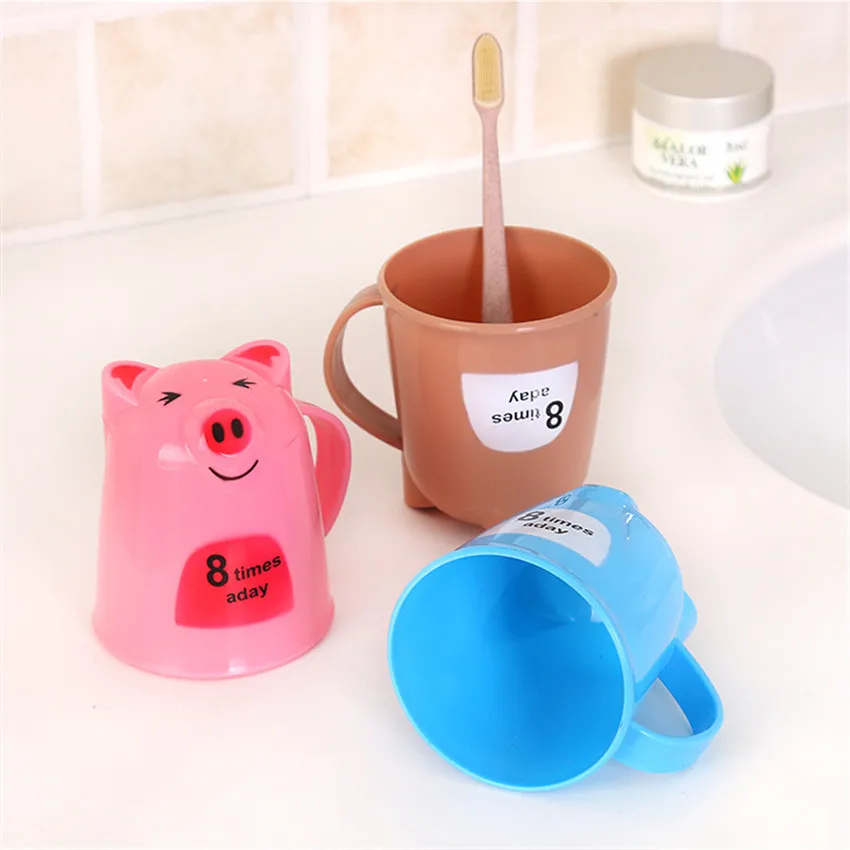 1 шт креативное милое пластиковый медведь молока кофейная чашка с изображением
