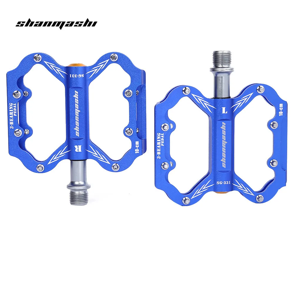 SHANMASHI Paired 3 Bearing Aluminium Alloy Bicycle Pedal Road Mountain for BMX MTB Bikes Part | Спорт и развлечения