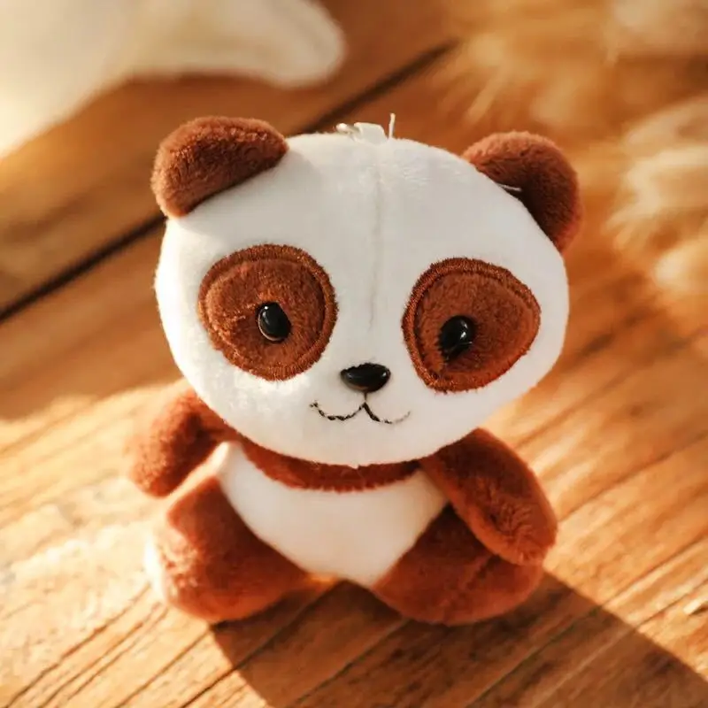 Lover Panda Koala Bear Plush Stuffed Toys Key Chain Ring Pendant Wedding Gift Toy 10cm Boy Children | Игрушки и хобби