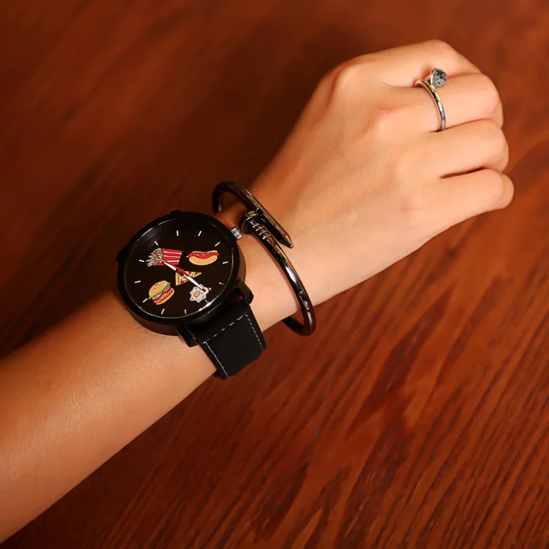 Женские кварцевые часы Hodinky Montre простой дизайн с циферблатом