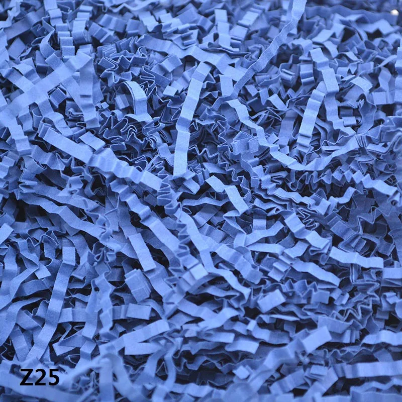 Z25 50 г/пакет измельченная мятая бумажная рафия конфетти DIY сухая соломенная Подарочная коробка наполнение материал Свадьба День Рождения Вечеринка украшение - Цвет: Z25