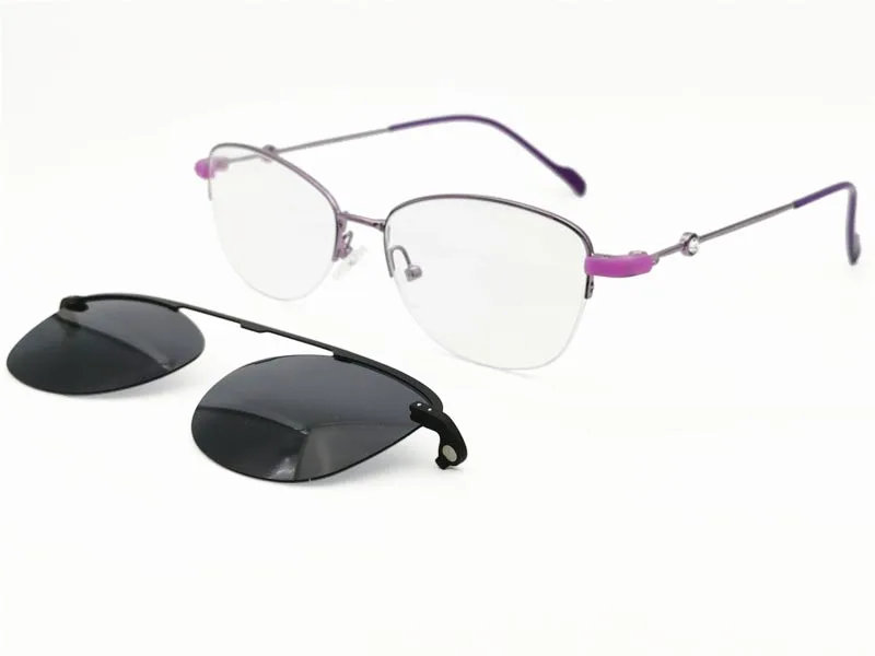 Металлическая оправа для солнцезащитных очков тонкая оптическая в форме micro