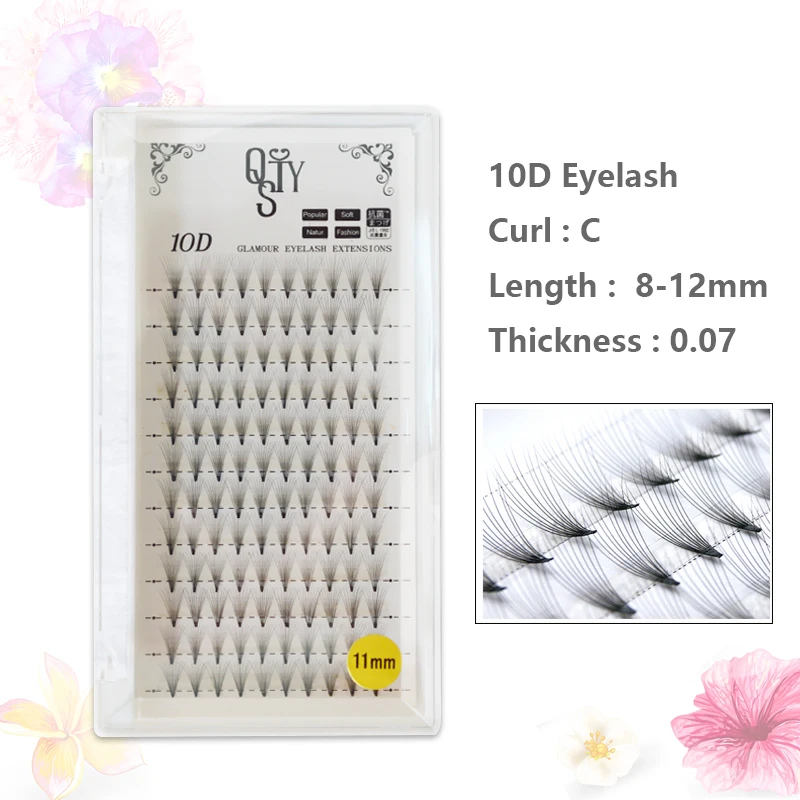 10 D Макияж для ресниц 3D накладные ресницы великолепные Мягкие Длинные век