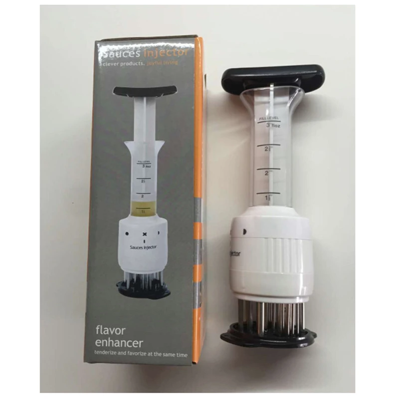 Injection Type Needles Meat Tenderizer Professional Handmade Injectors to inject fresh meat Kitchen tools | Дом и сад