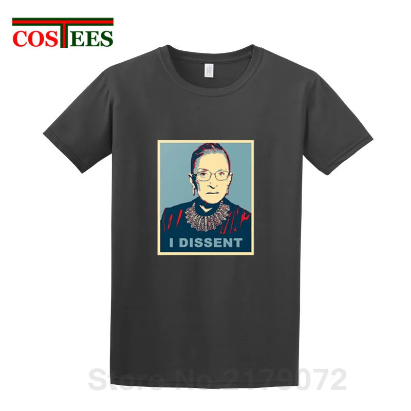Женская и мужская футболка Ruth Bader Винтажная с надписью homme I Dissent camiseta одежда для