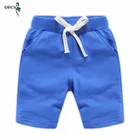 Летние Детские хлопковые шорты, для мальчиков и девочек, пляжные свободные трусики для малышей, детские пляжные спортивные штаны, детская одежда, От 2 до 12 лет