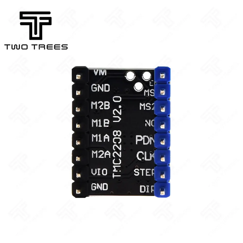 Запчасти для 3D-принтера Stepstick TMC2208, драйвер шагового двигателя, Супер Бесшумный с новыми радиаторами, замена Ramps 1,4 1,5 1,6 Reprap board