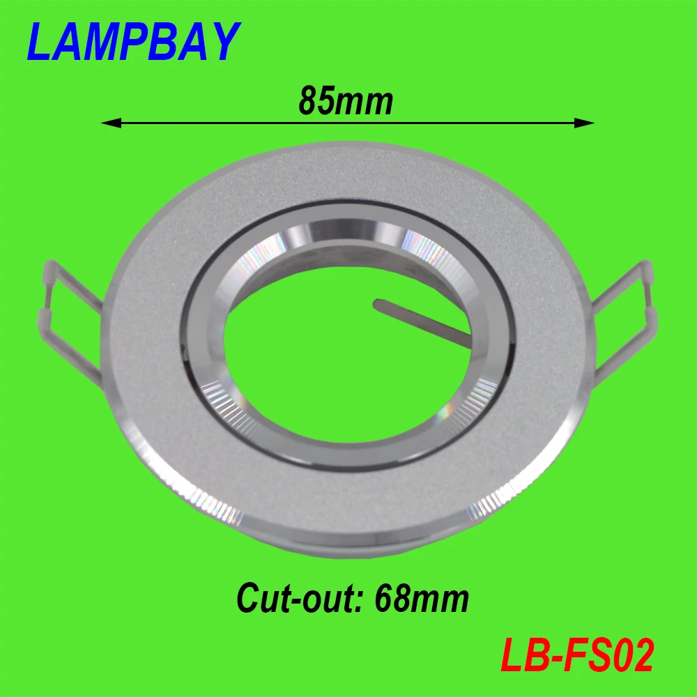 4 шт./упак. Светодиодный точечный светильник фитинг Серебряный и белый вниз