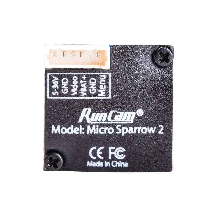 2018 Новый RunCam микро Sparrow 2 интегрированный OSD 4:3 PAL 1 мм объектив FOV 150 градусов 700TVL
