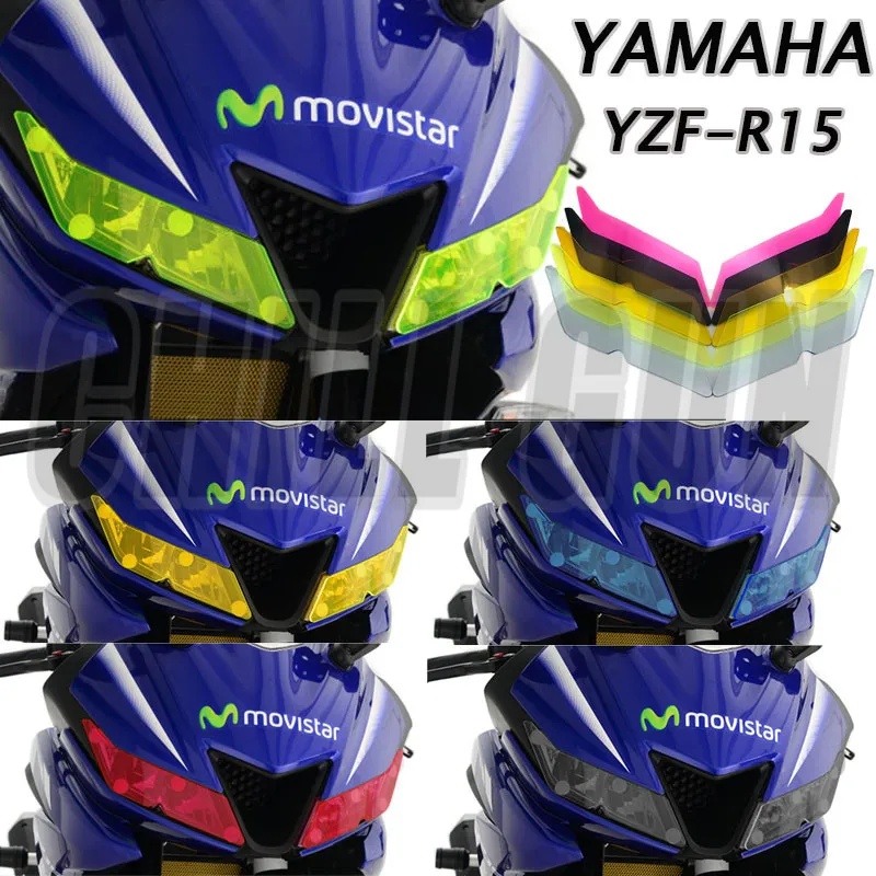 Защитная крышка для фар мотоцикла ABS YAMAHA YZF R15 V3 V3.0 VVA 2017 2019|Накладки и декоративные