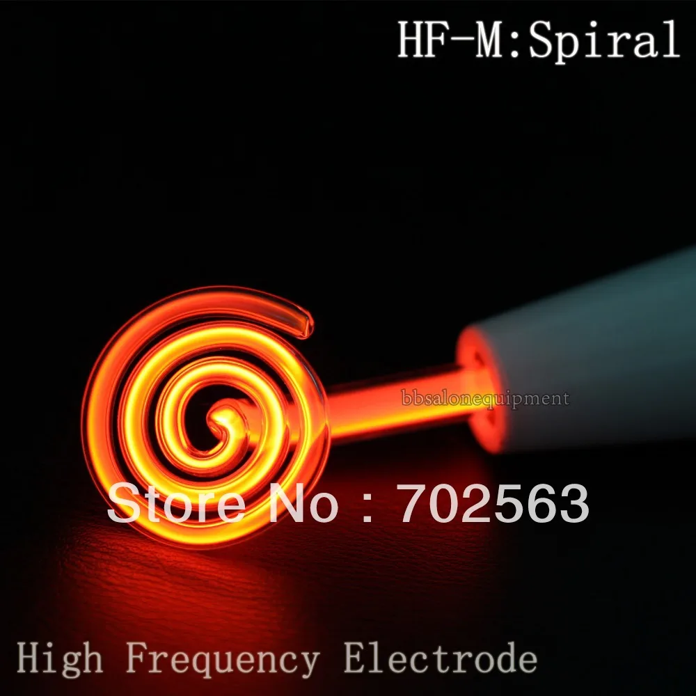 Высокочастотный спиральный электрод M для лица спа средство удаления пятен