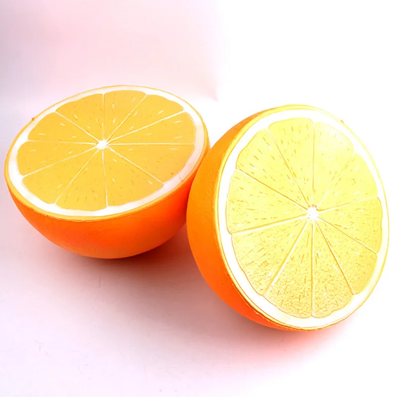 1 шт. 25 см большой Размеры мягкими слон оранжевый супер замедлить рост прелести