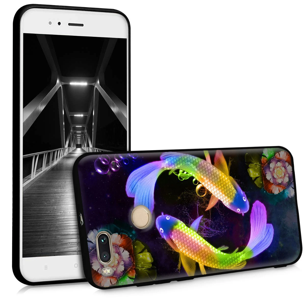 Lavaza Japanese Lucky Fish TPU Case for Xiaomi MI Redmi Poco X2 K30 Note 8T 10 6 8 9 9se A1 A2 A3 MAX 3 Lite Pro Plus f1 | Мобильные