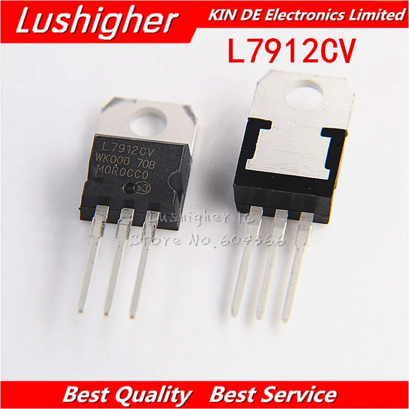 10 шт. L7912CV TO220 L7912 TO 220 7912 LM7912 MC7912 новый оригинальный|shipping free| |